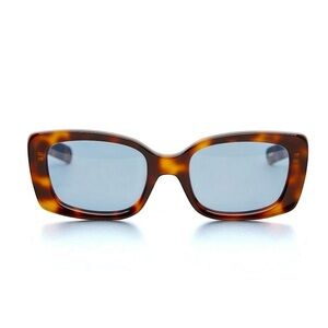 🌻NEW w/tags Flatlist Eazy Brown Tortoise Blue Tint Eyewear | Atmos